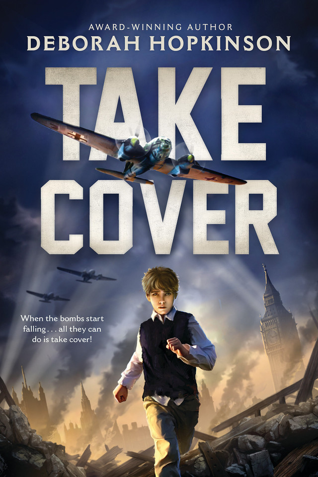 Take Cover book cover by Deborah Hopkinson