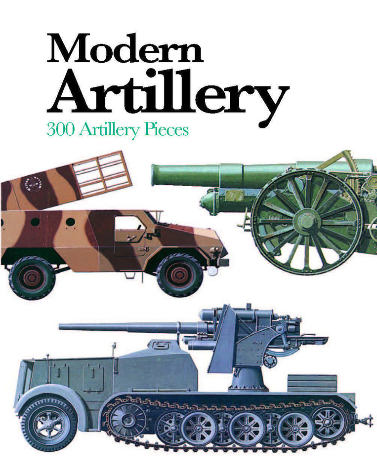 Modern Artillery: 300 Artillery Pieces (Mini Expert Guides) book cover by Ian V Hogg