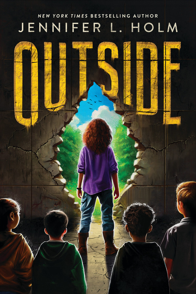 Outside book cover by Jennifer L. Holm