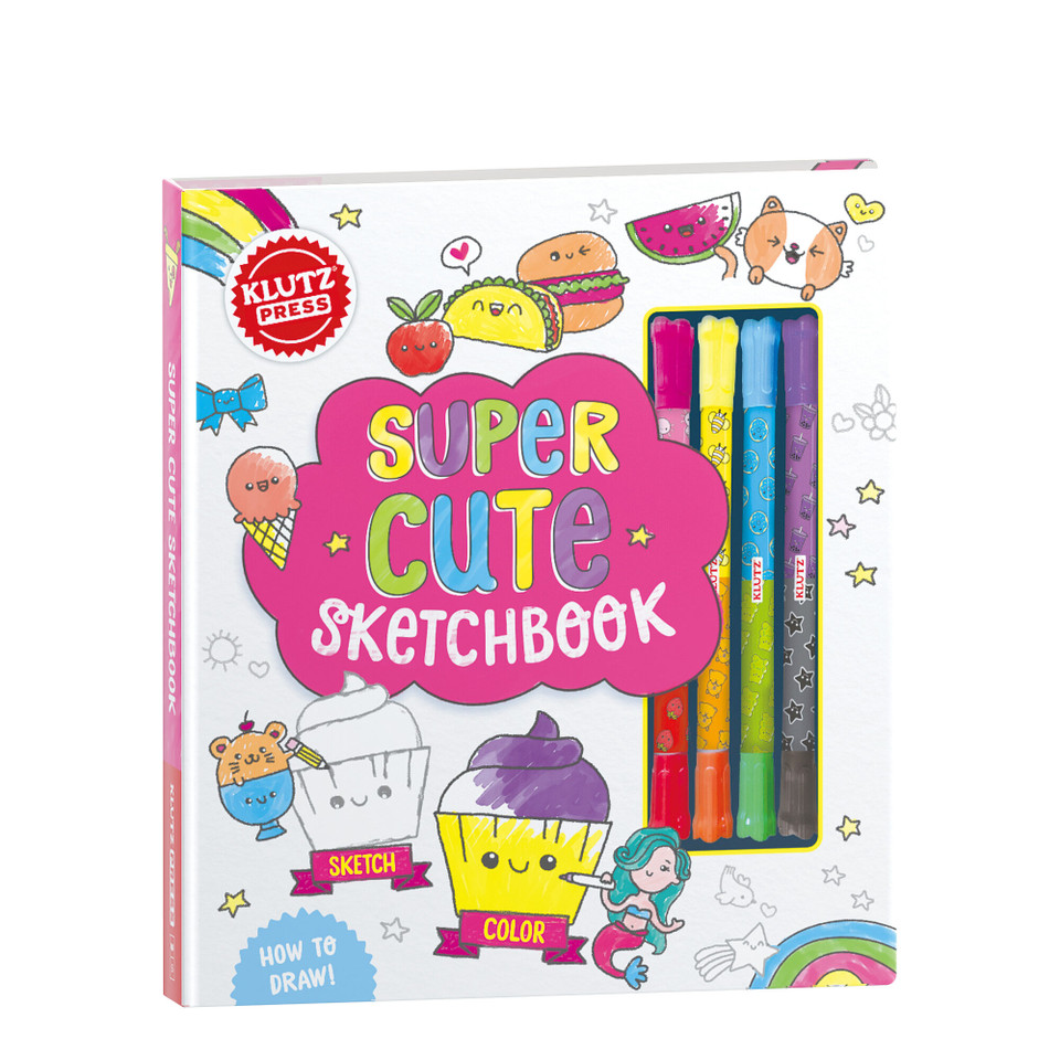 Super Cute Sketchbook book cover by Editors of Klutz