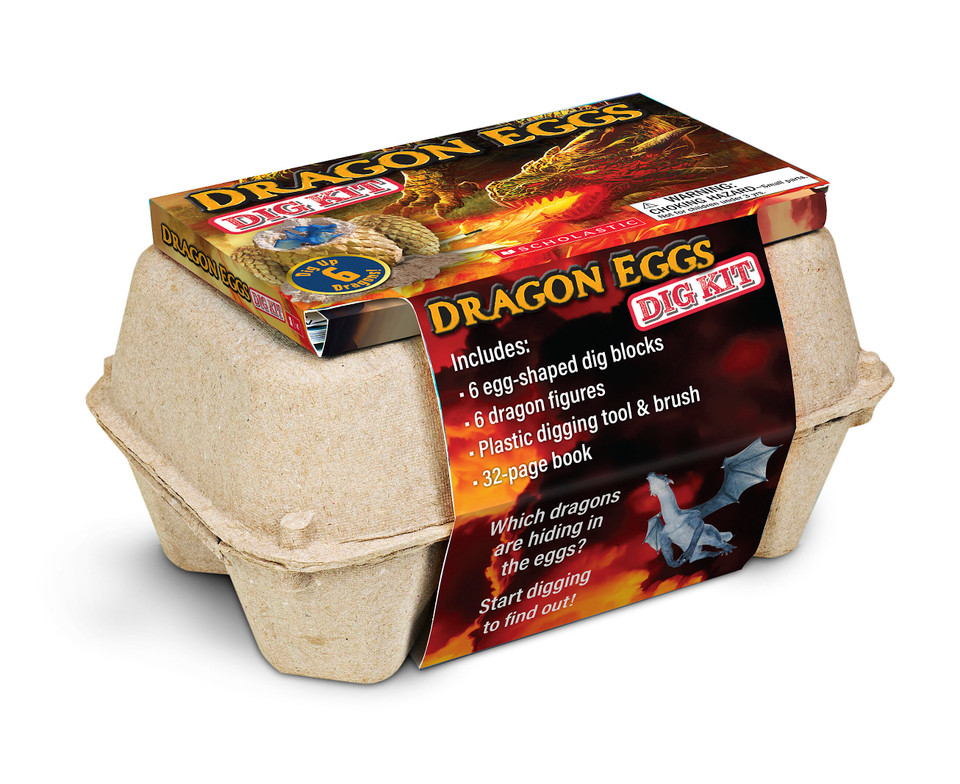 Dragon Eggs Dig Kit book cover by Scholastic