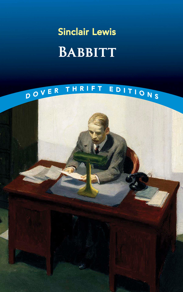 Babbitt (Dover Thrift Editions: Classic Novels) book cover by Sinclair Lewis