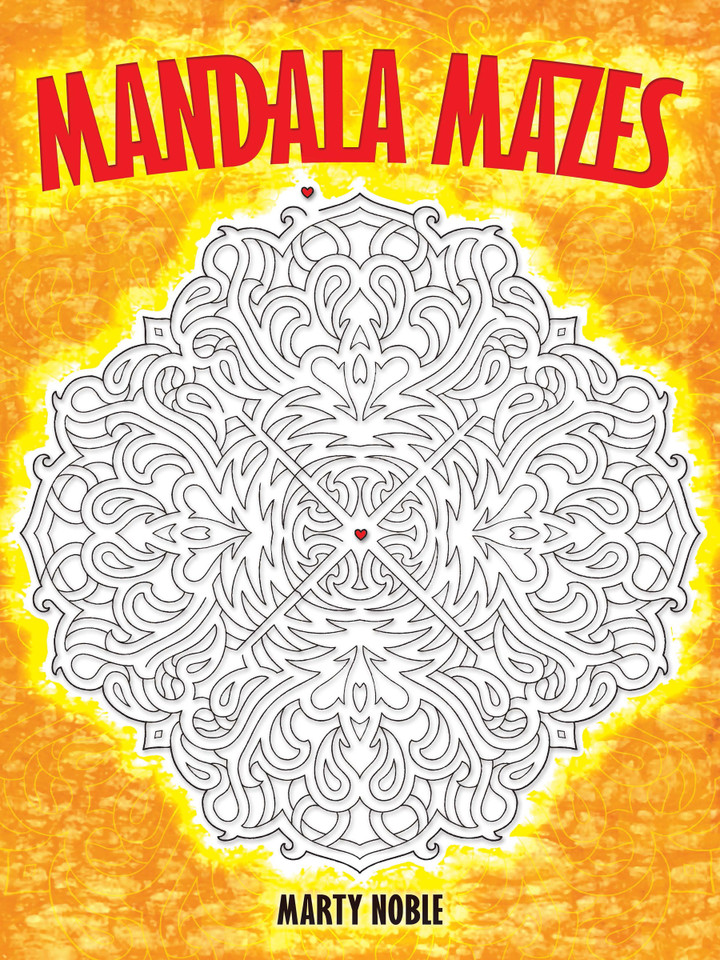 Mandala Mazes (Dover Kids Activity Books) book cover by Marty Noble