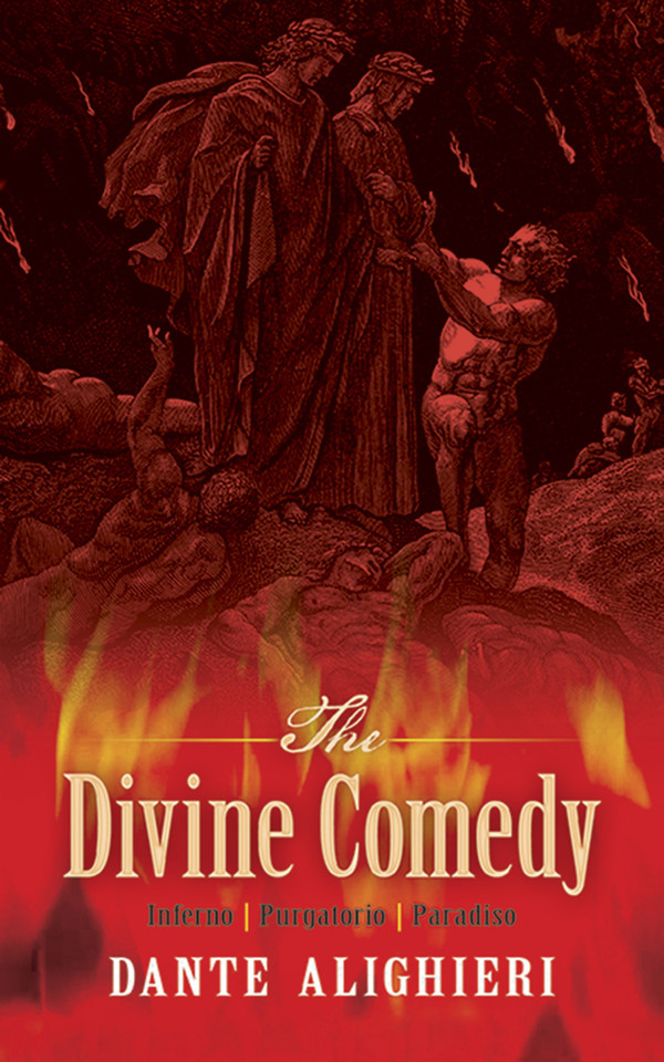 The Divine Comedy: Inferno, Purgatorio, Paradiso (Dover Literature: Poetry) book cover by Dante Alighieri