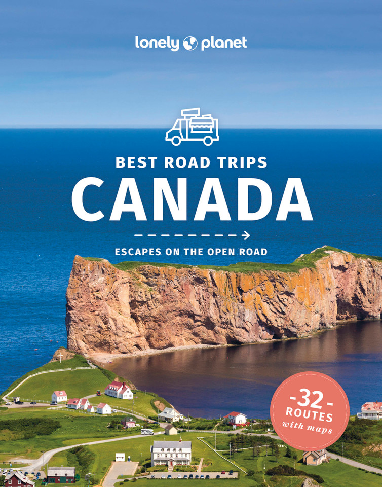 Lonely Planet Best Road Trips Canada (Road Trips Guide) book cover by Ray Bartlett, Adam Karlin, Gregor Clark, Shawn Duthie, John Lee, Oliver Berry, Steve Fallon, Regis St Louis, Carolyn B Heller, Liza Prado, Craig McLachlan, Brendan Sainsbury, Anna Kaminski, Phillip Tang