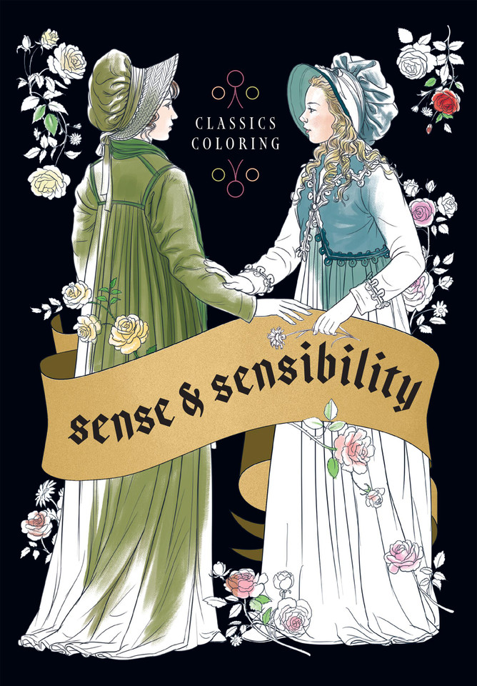 Sense and Sensibility: Classics Coloring (Classics Coloring) book cover by Union Square Gift