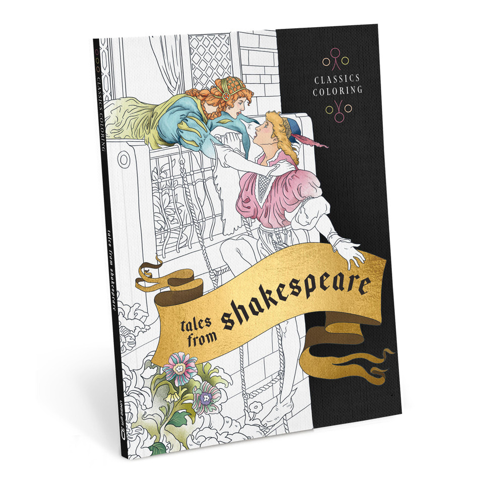 Tales from Shakespeare: Classics Coloring (Classics Coloring) book cover by Union Square Gift