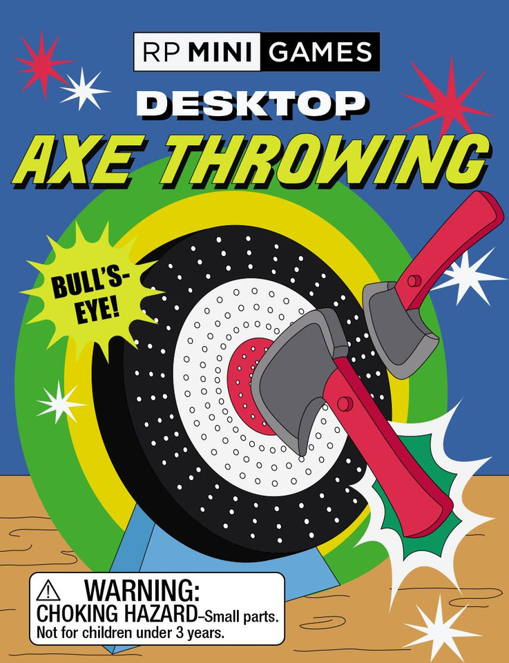Desktop Axe Throwing: Bull's-eye! (RP Mini Games) book cover by Michelle Morgan