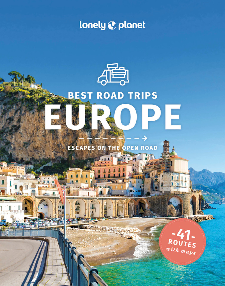 Lonely Planet Best Road Trips Europe (Road Trips Guide) book cover by Nicola Williams, Jean-Bernard Carillet, Paula Hardy, Josephine Quintero, Belinda Dixon, Peter Dragicevich, Duncan Garwood, John Noble, Brendan Sainsbury, Fionn Davenport, Marc Di Duca, Sally O'Brien, Kerry Walker, Isabel Albiston, Regis St Louis, Catherine Le Nevez, Anthony Ham, Andy Symington, Stuart Butler, Kevin Raub, Oliver Berry, Ryan Ver Berkmoes, Neil Wilson, Daniel Robinson