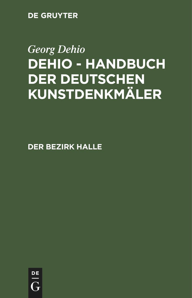 Der Bezirk Halle book cover by 