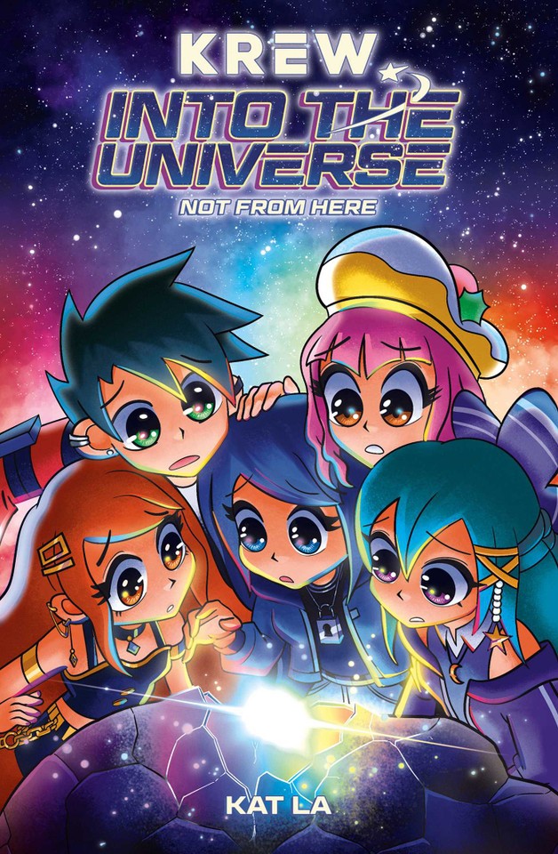 Krew: Into The Universe: Not From Here book cover by Kat La