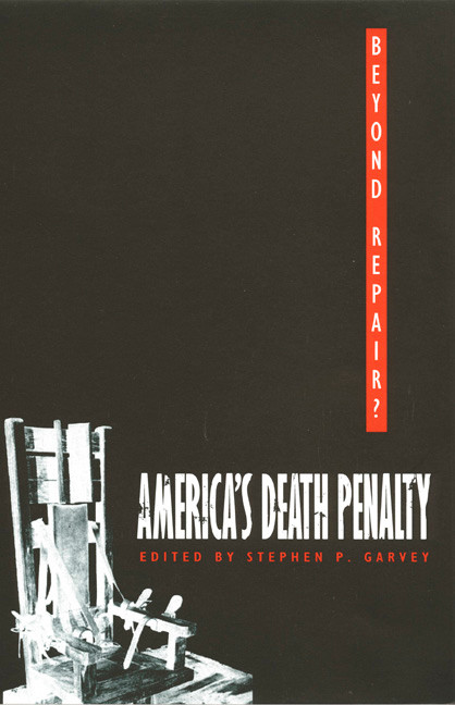 Beyond Repair?: America's Death Penalty (Constitutional Conflicts) book cover by 