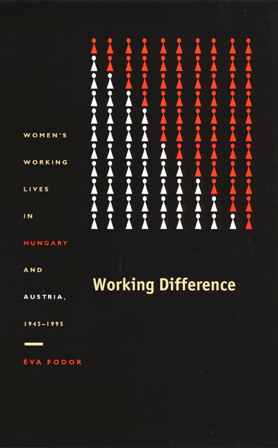 Working Difference: Women's Working Lives in Hungary and Austria, 1945-1995 (Comparative and International Working-Class History) book cover by Éva Fodor