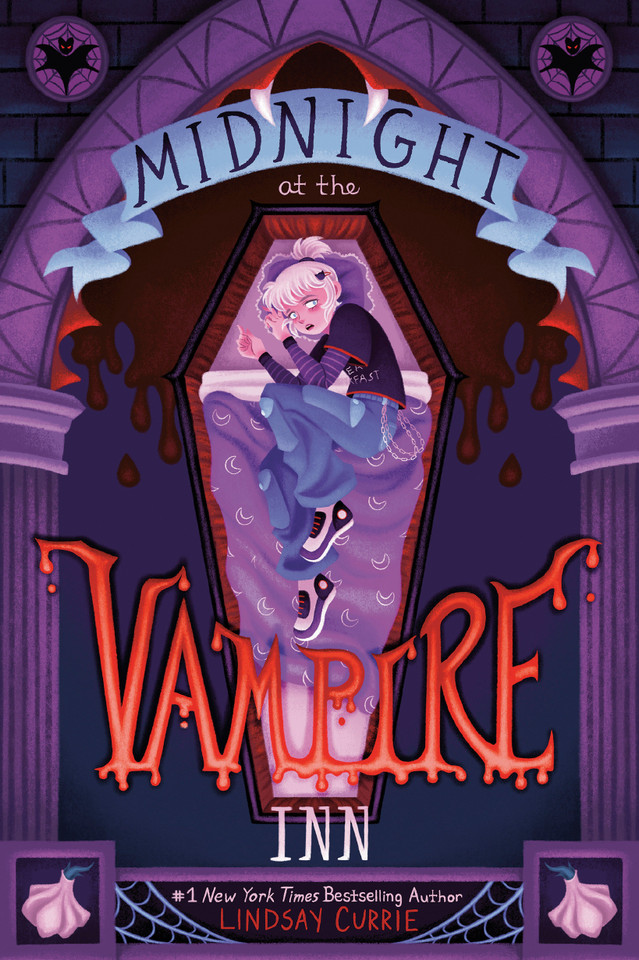 Midnight at the Vampire Inn book cover by Lindsay Currie