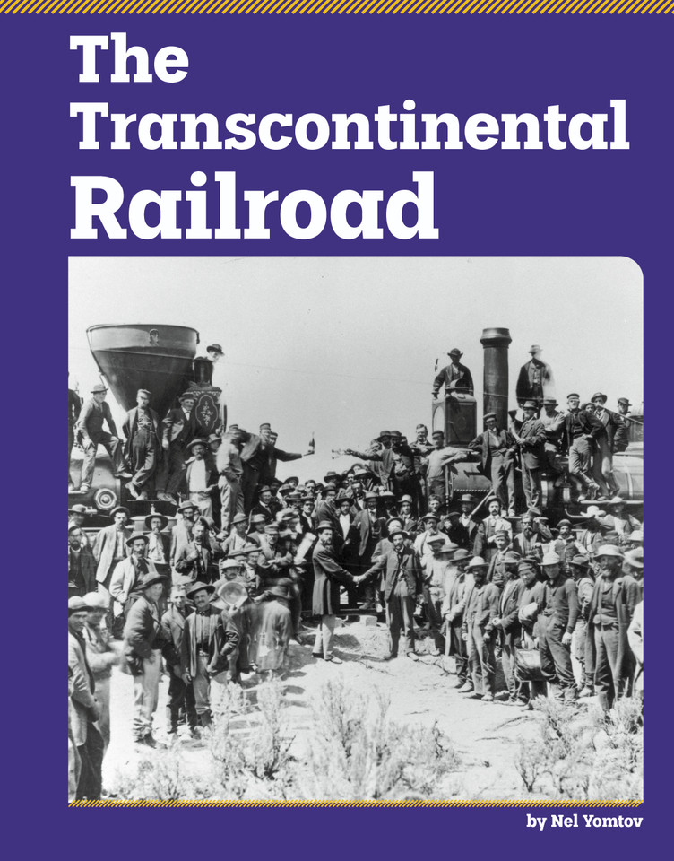 The Transcontinental Railroad (Essential History) book cover by Nel Yomtov