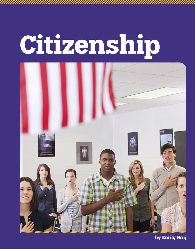 Citizenship (Foundations of U.S. Government) book cover by Emily Raij
