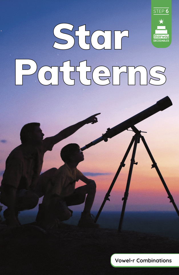 Star Patterns (Stairway Decodables Nonfiction Step 6) book cover by Laura Stickney
