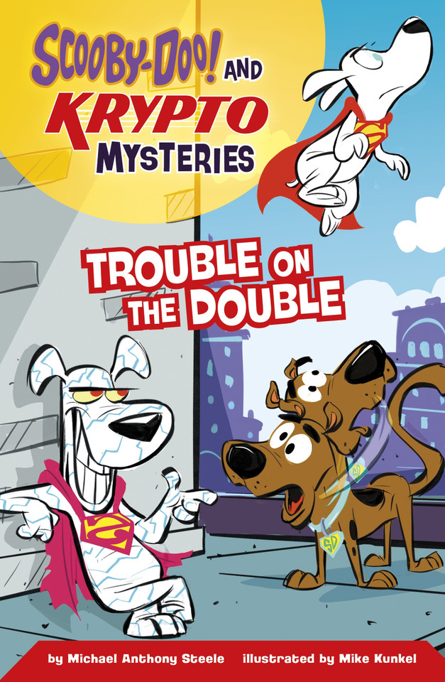 Trouble on the Double (Scooby-Doo! and Krypto Mysteries) book cover by Michael  Anthony Steele