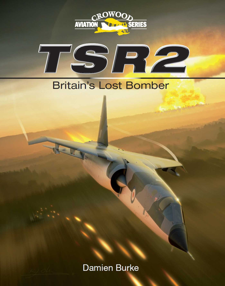 TSR2: Britain's Lost Bomber book cover by Damien Burke