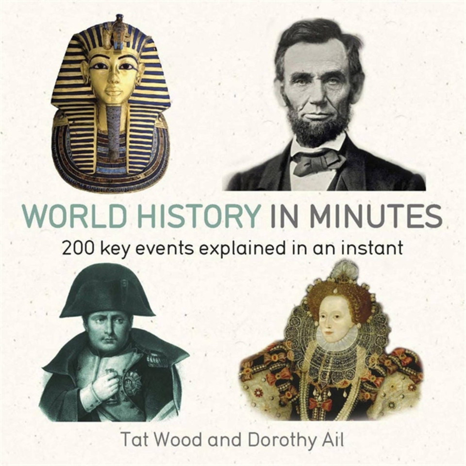 World History in Minutes: 200 Key Concepts Explained in an Instant (In MInutes) book cover by Dorothy Ail, Tat Wood