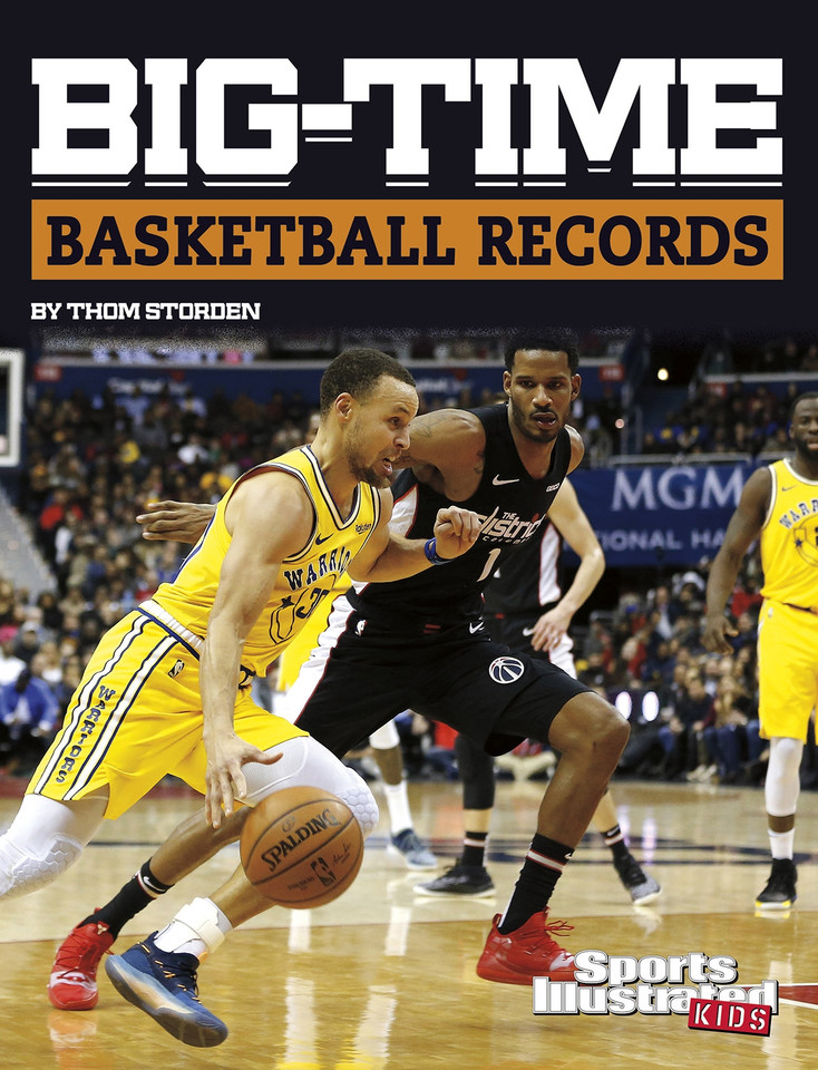 Big-Time Basketball Records (Sports Illustrated Kids Big-Time Records) book cover by Thom Storden