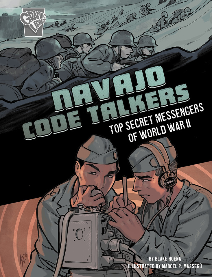 Navajo Code Talkers: Top Secret Messengers of World War II (Amazing World War II Stories) book cover by Blake Hoena