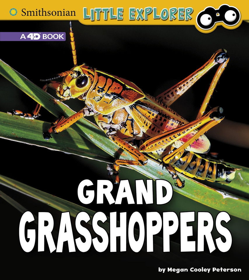 Grand Grasshoppers: A 4D Book (Little Entomologist 4D) book cover by Megan Cooley Peterson