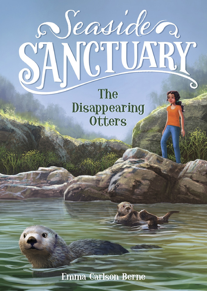 The Disappearing Otters (Seaside Sanctuary) book cover by Emma Bernay, Emma Carlson Berne