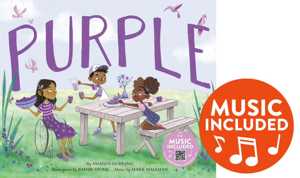 Purple (Sing Your Colors!) book cover by Amanda Doering