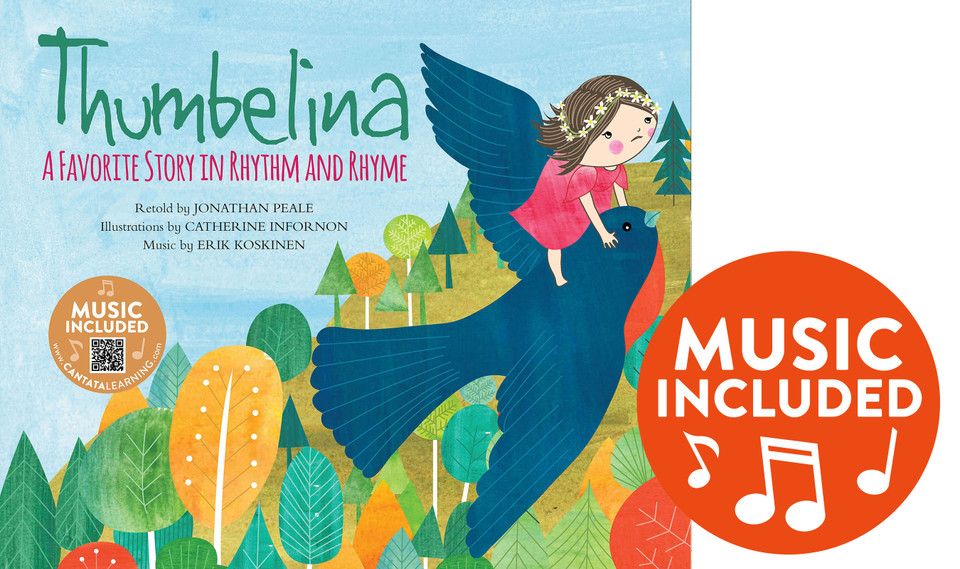 Thumbelina: A Favorite Story in Rhythm and Rhyme (Fairy Tale Tunes) book cover by Jonathan Peale
