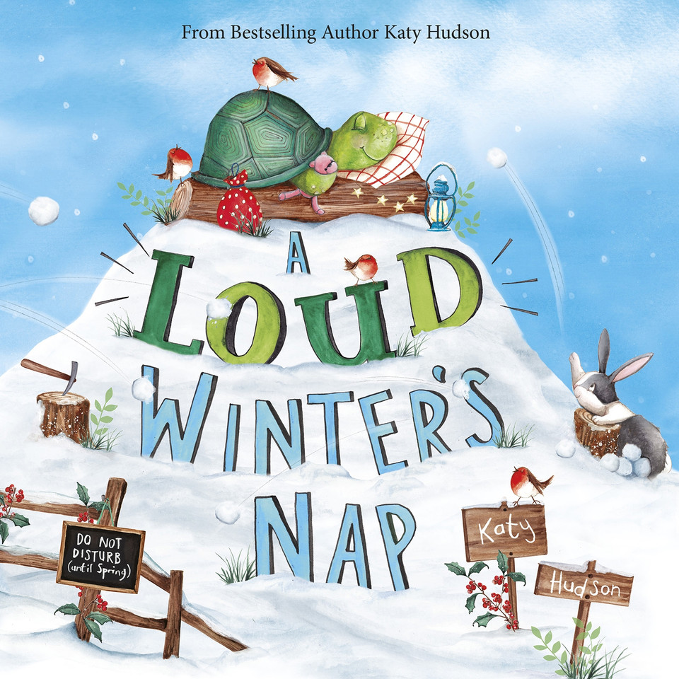 A Loud Winter's Nap book cover by Katy Hudson