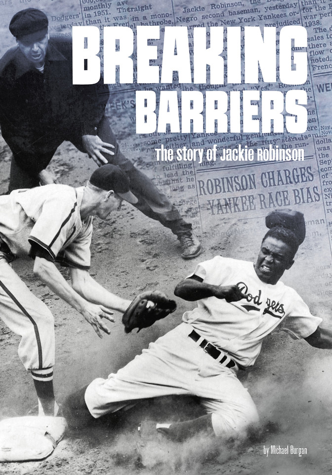 Breaking Barriers: The Story of Jackie Robinson (Tangled History) book cover by Michael Burgan