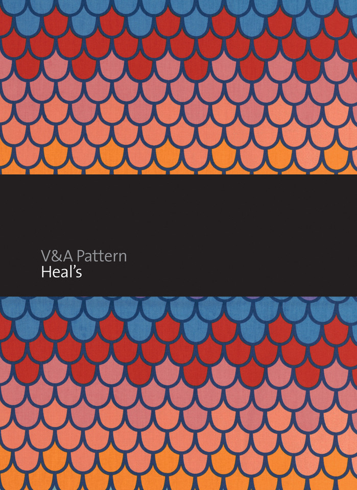 V&A Pattern: Heal's book cover by Mary Schoeser