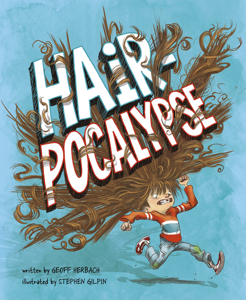 Hair-pocalypse book cover by Geoff Herbach