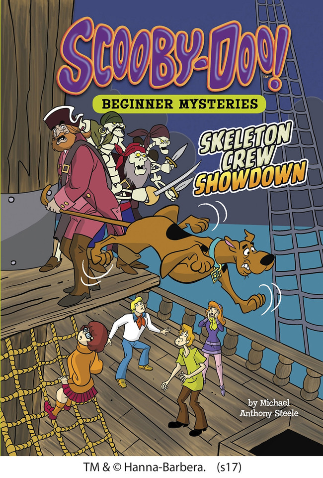 Skeleton Crew Showdown (Scooby-Doo! Beginner Mysteries) book cover by Michael  Anthony Steele