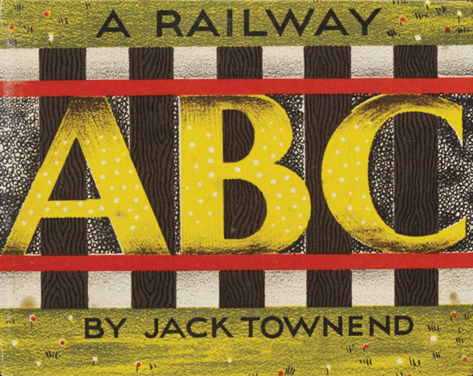 A Railway ABC book cover by Jack Townend