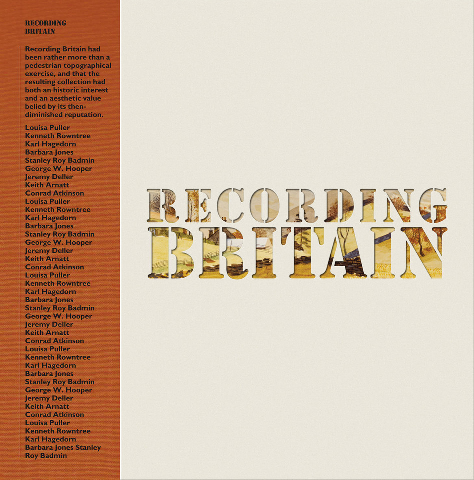 Recording Britain book cover by Gill Saunders