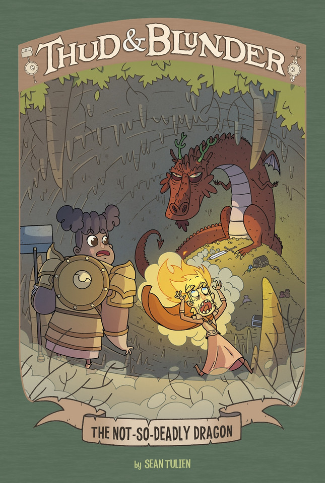The Not-so-Deadly Dragon (Thud and Blunder) book cover by Sean Tulien
