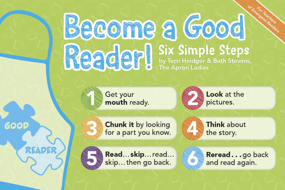 Become a Good Reader: Six Simple Steps (Maupin House) book cover by Terri Heidger, Sarah Stevens