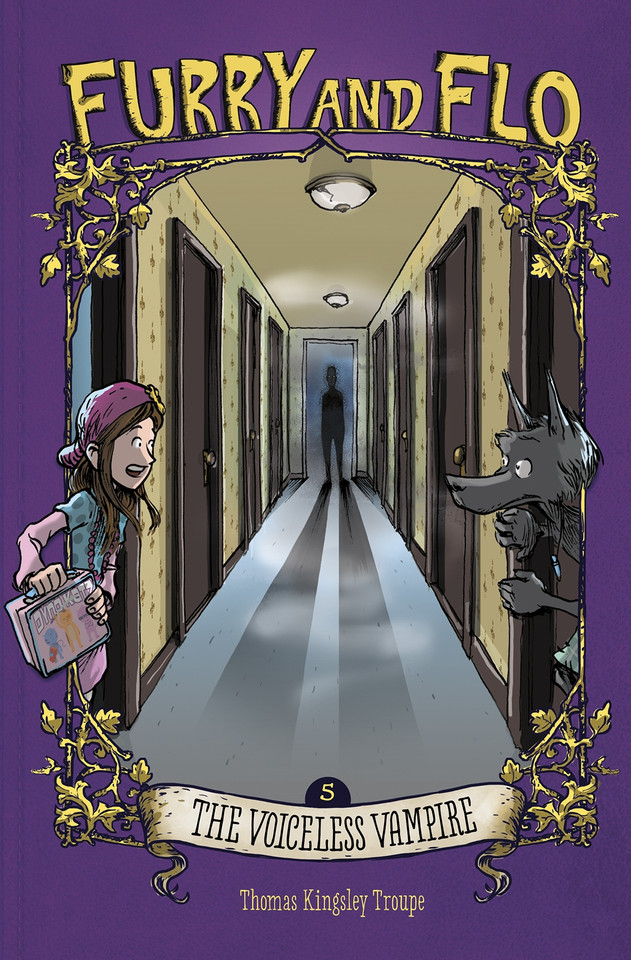 The Voiceless Vampire (Furry and Flo) book cover by Thomas Kingsley Troupe