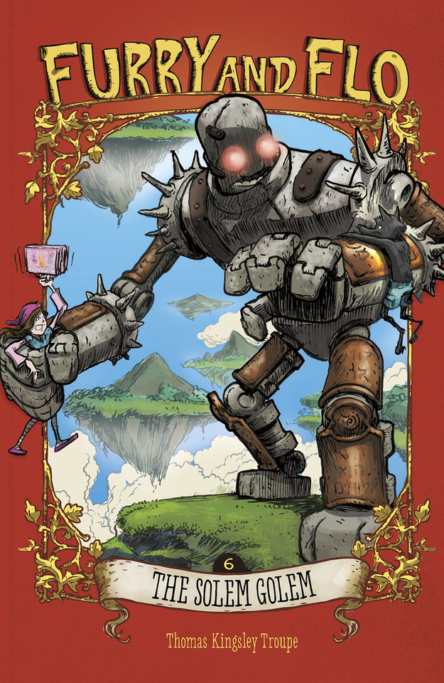 The Solemn Golem (Furry and Flo) book cover by Thomas Kingsley Troupe
