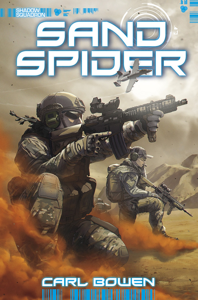 Sand Spider (Shadow Squadron) book cover by Carl Bowen