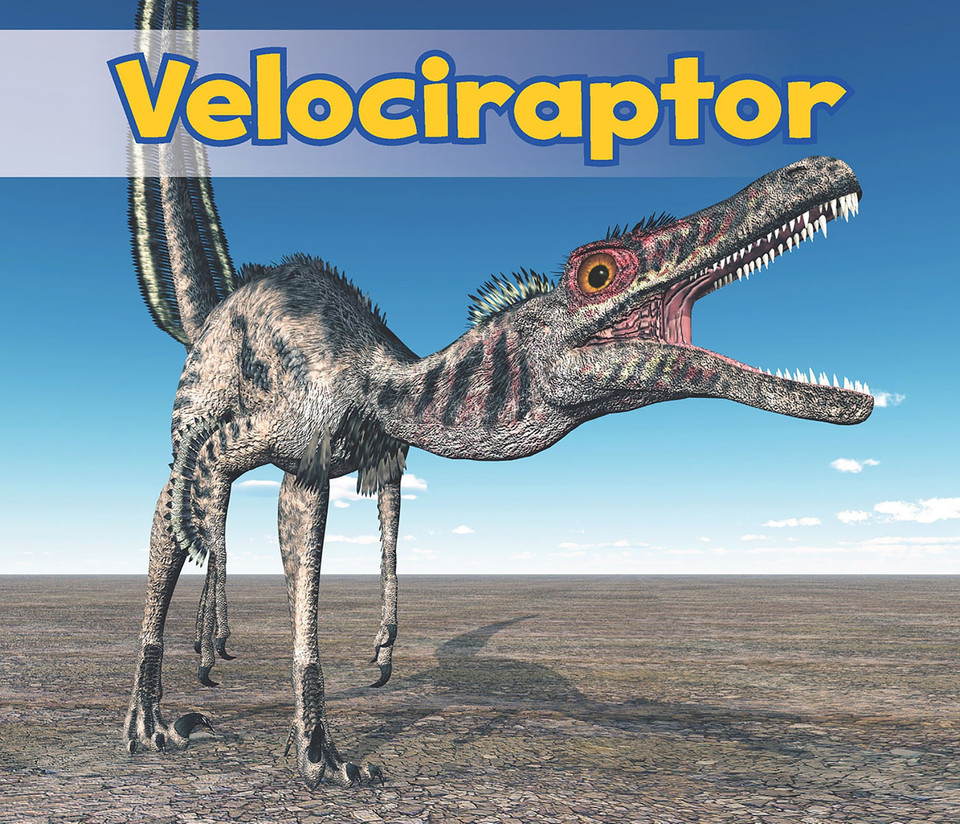 Velociraptor (All About Dinosaurs) book cover by Daniel Nunn