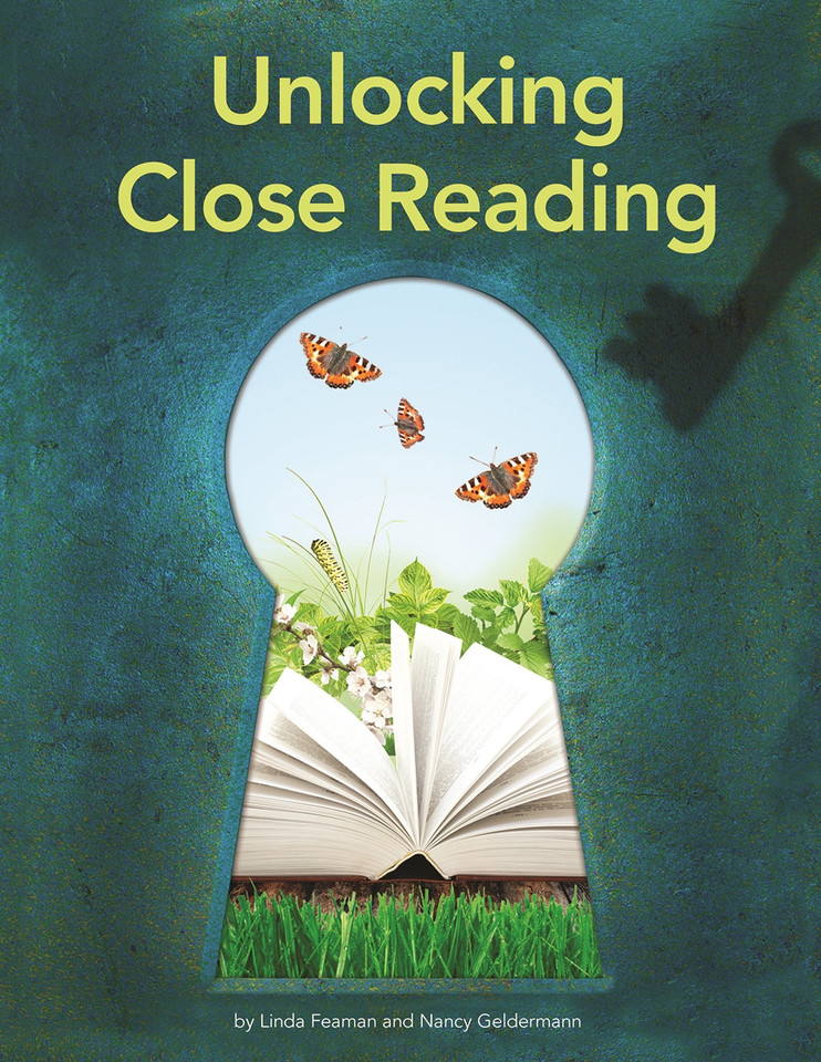 Unlocking Close Reading (Maupin House) book cover by Linda Feaman, Nancy Geldermann