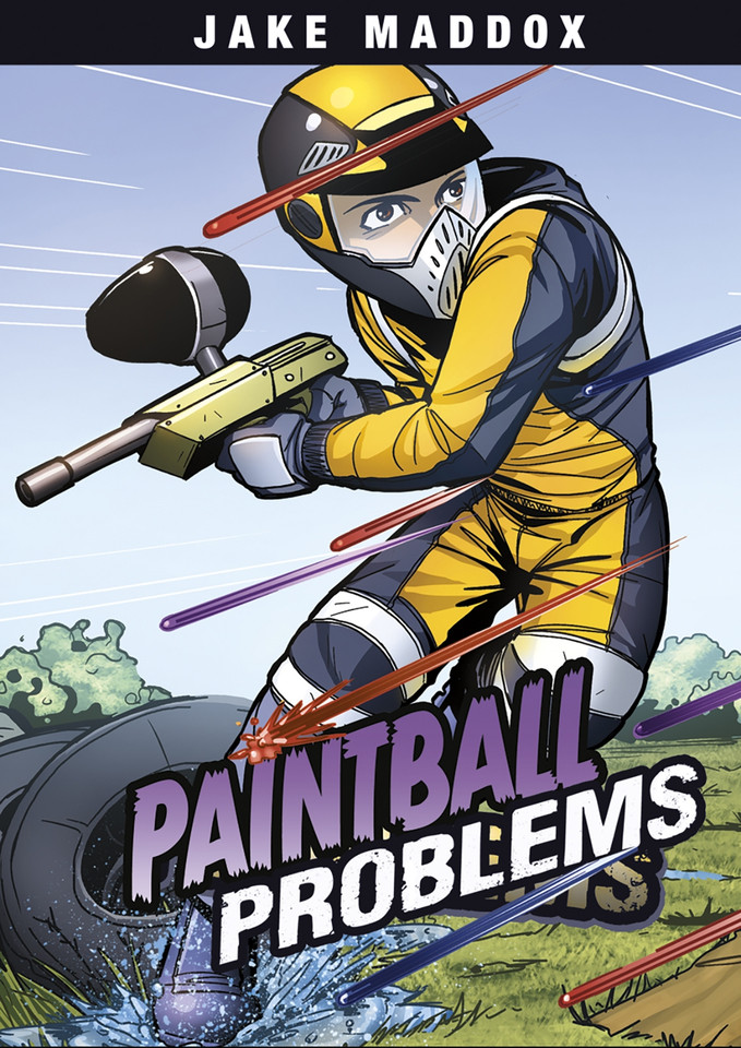 Paintball Problems (Jake Maddox Sports Stories) book cover by Jake Maddox
