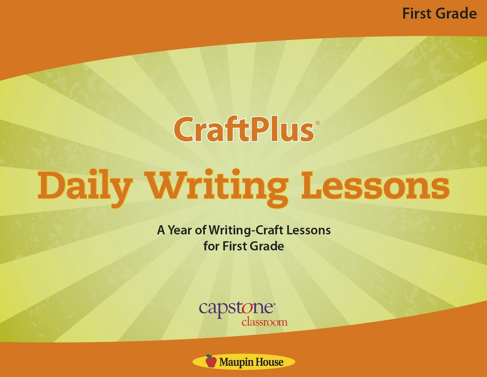 Daily Writing Lessons Grade 1 (CraftPlus) book cover by Maupin House Publishing, Inc.
