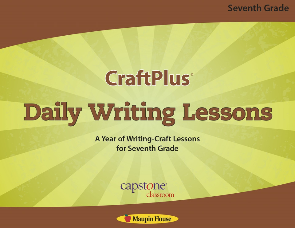 Daily Writing Lessons Grade 7 (CraftPlus) book cover by Maupin House Publishing, Inc.