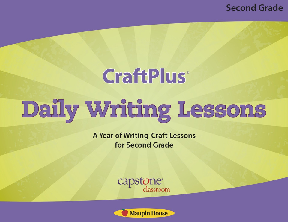 Daily Writing Lessons Grade 2 (CraftPlus) book cover by Maupin House Publishing, Inc.