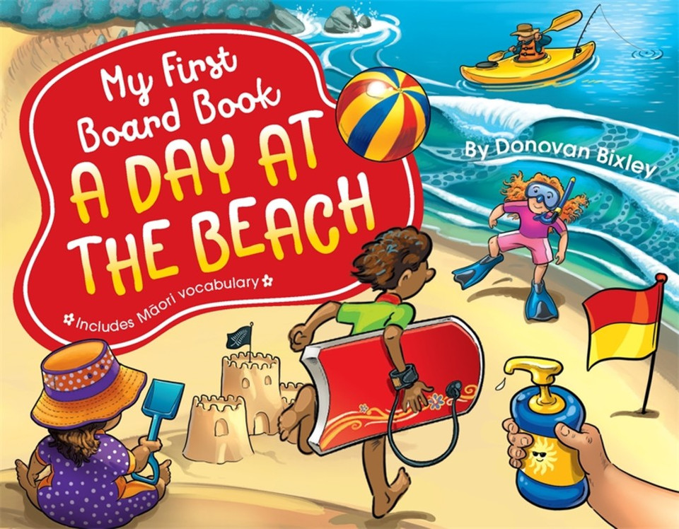 My First Board Book: A Day at the Beach (My First Board Book) book cover by Donovan Bixley