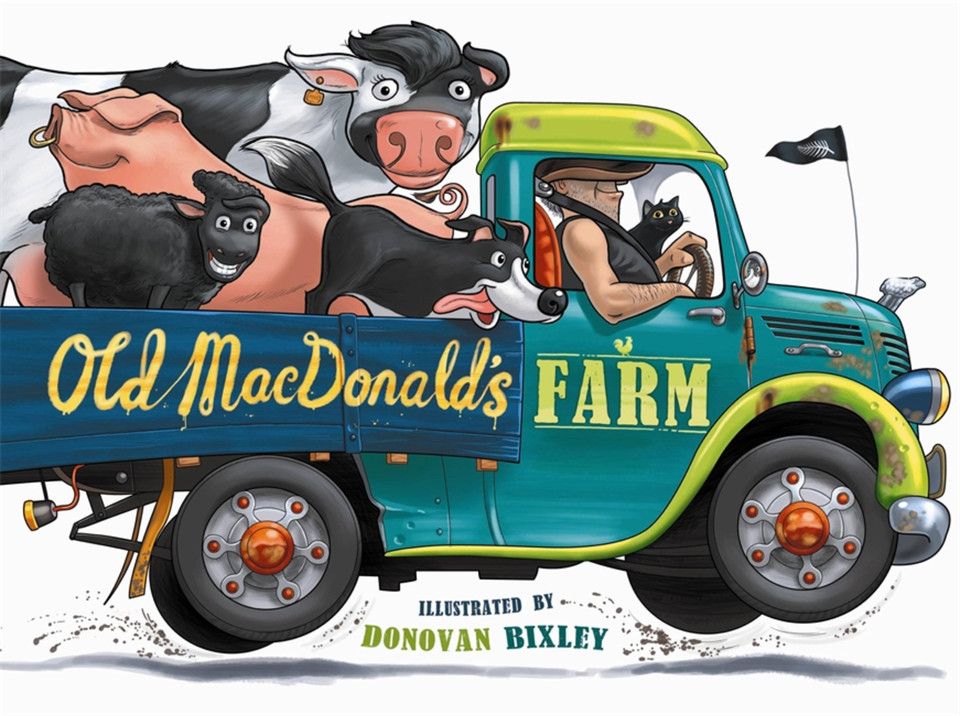 Old MacDonald's Farm book cover by Donovan Bixley